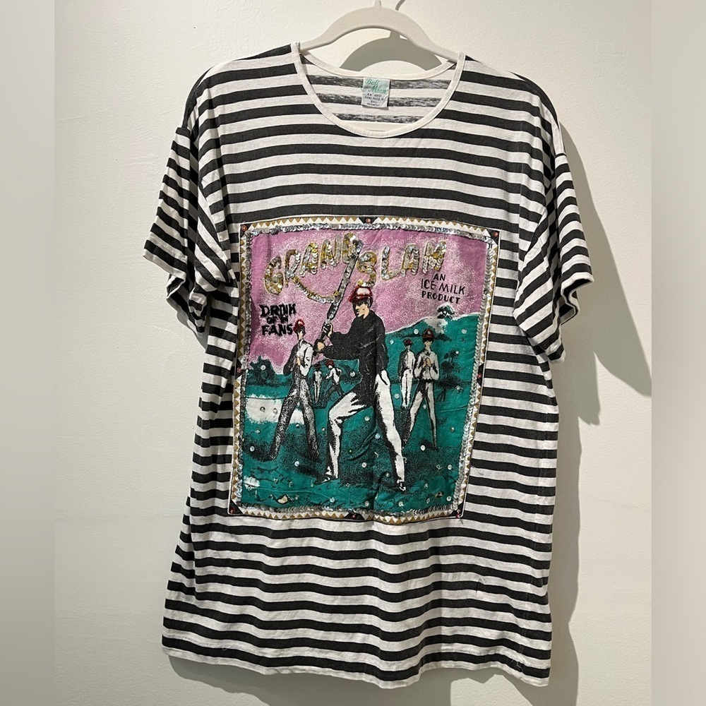 Vintage Bali Moon embellished tee- Size Large